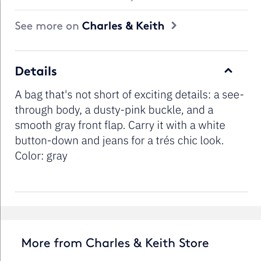 Charles & Keith Translucent Color - image 5